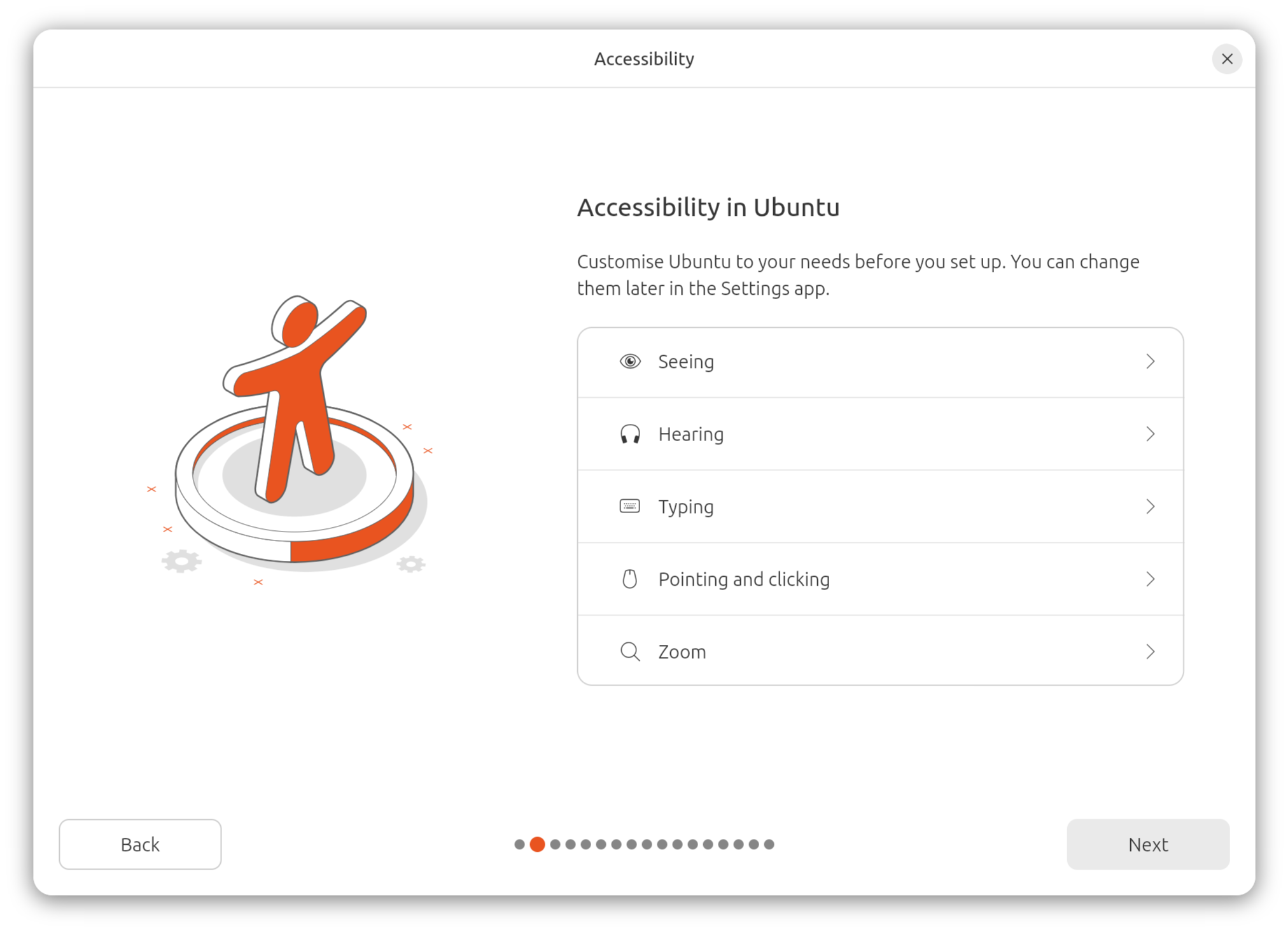 Installer Accessibility
